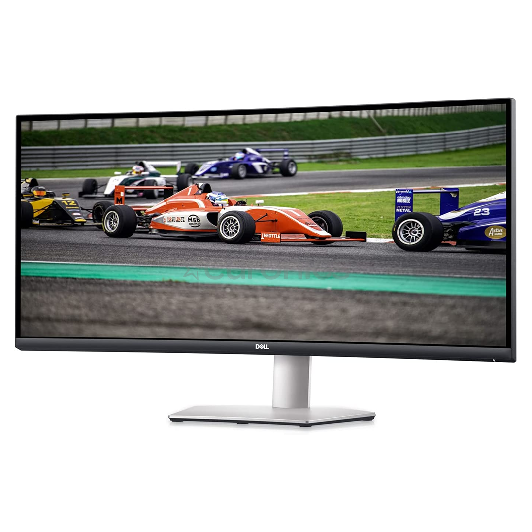 Dell S3422DW, 34", WQHD, LED VA, 100 Hz, curved, silver - Monitor