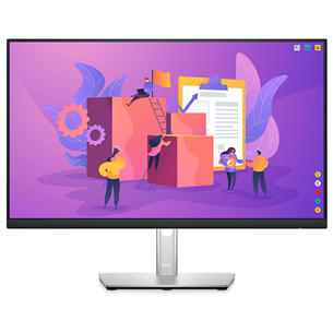 Dell P2422H, 24", FHD, LED IPS, must/hõbe - Monitor P2422H