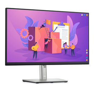 Dell P2422H, 24", FHD, LED IPS, must/hõbe - Monitor