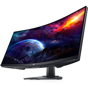 Dell S3422DWG, 34", WQHD, LED VA, 144 Hz, nõgus, must - Monitor