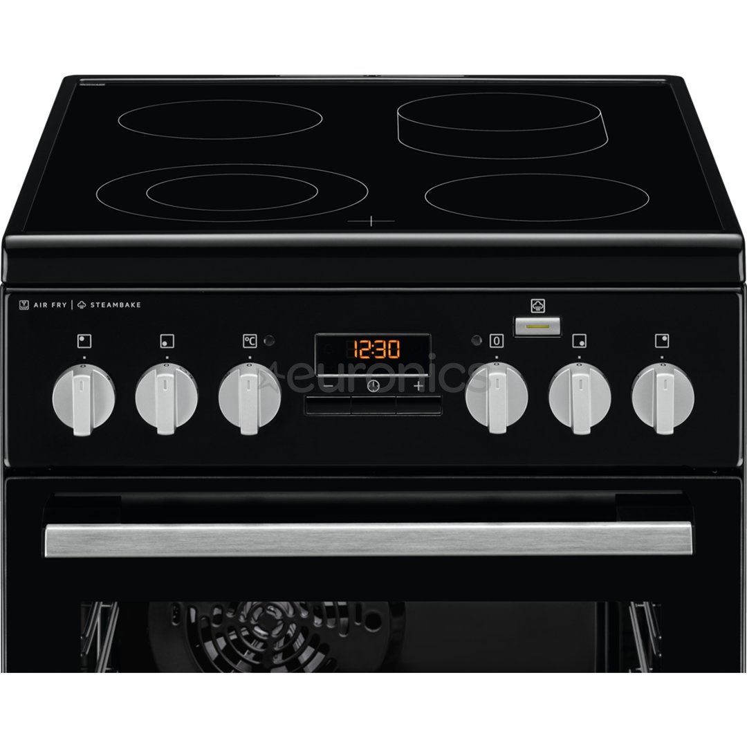 Electrolux, 58 L, must - Eraldiseisev keraamiline pliit
