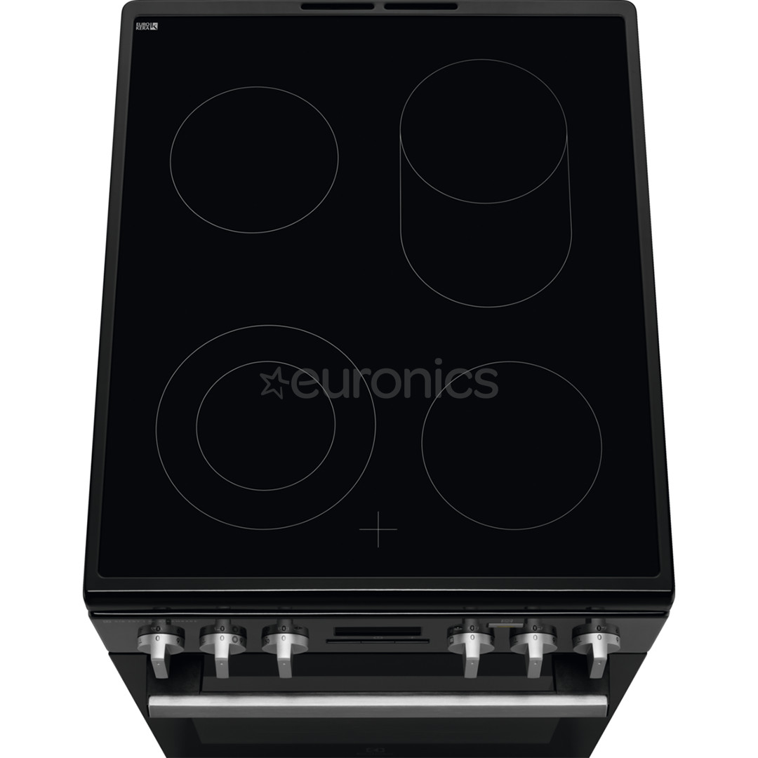 Electrolux, 58 L, must - Eraldiseisev keraamiline pliit
