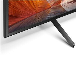 Sony LCD 4K UHD, 55", боковые ножки, черный - Телевизор