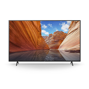 Sony LCD 4K UHD, 65", боковые ножки, черный - Телевизор