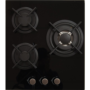 Schlosser, width 45 cm, black - Built-in Gas Hob