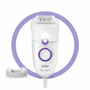 Braun Silk-épil 5, white/purple - Epilator SE5505P