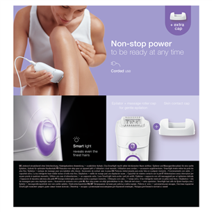 Braun Silk-épil 5, white/purple - Epilator