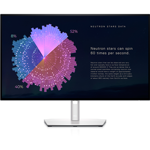 Dell UltraSharp U2722DE, 27'', QHD, LED IPS, USB-C, hõbedane - Monitor