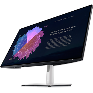 Dell UltraSharp U2722DE, 27'', QHD, LED IPS, USB-C, hõbedane - Monitor