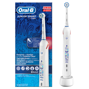 Электрическая зубная щетка Braun Oral-B SMART Junior 6+ SMART6+WHITE