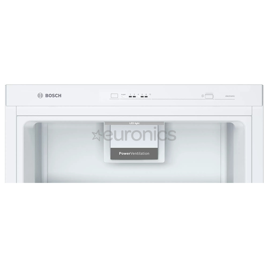 Bosch seeria 2, 346 L, kõrgus 186 cm, valge - Jahekapp