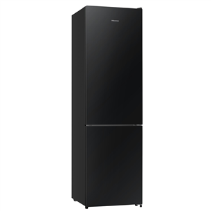 Hisense SuperFrost 336 L, black glass - Refrigerator