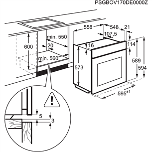 Electrolux , 72 L, catalytic cleaning, white - Built-in oven