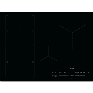 AEG, width 70 cm, frameless, black - Built-in Induction Hob