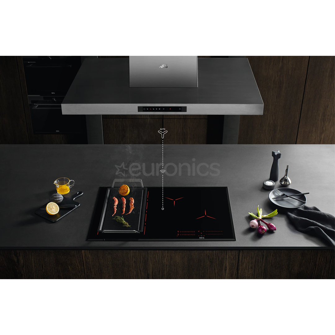 AEG, width 70 cm, frameless, black - Built-in Induction Hob