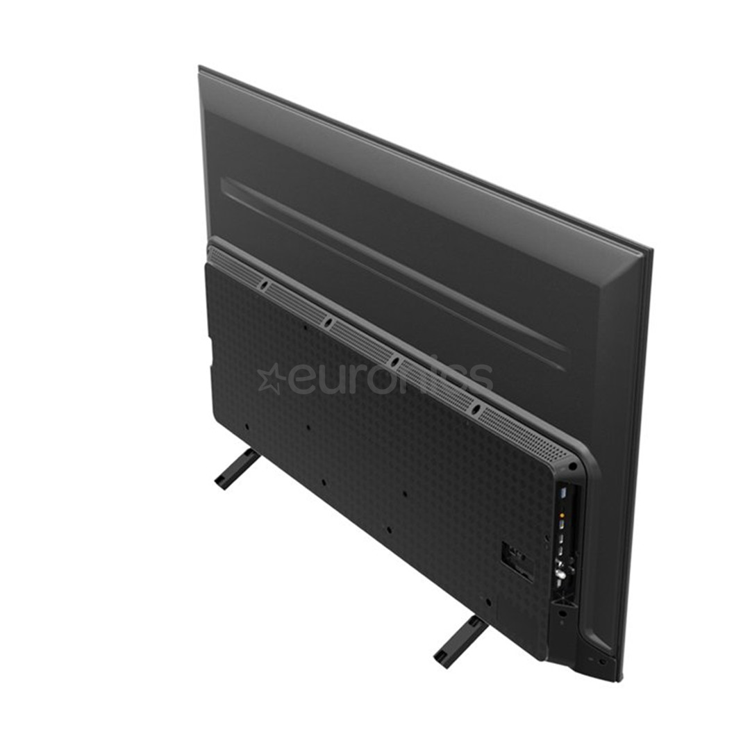 Hisense A7GQ, QLED 4K UHD, 55", центральная подставка, черный - Телевизор
