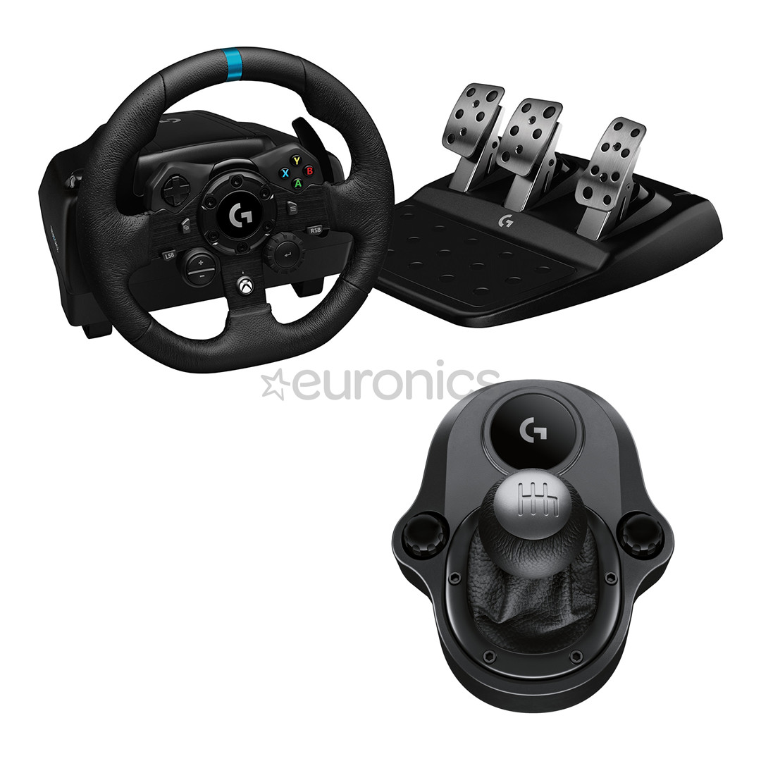 Руль Logitech G923 для ПК / X1 / SX + рычаг переключения передач Driving Force