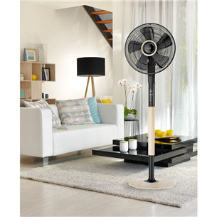 Tefal Turbo Silence Extreme+, black/beige - Stand fan