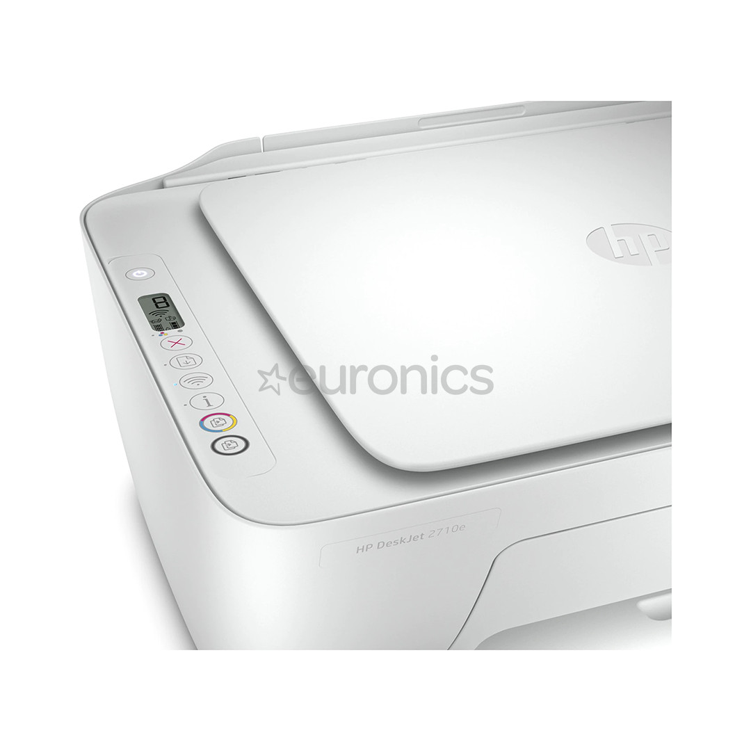 HP Deskjet 2710e All-in-One, BT, WiFi, white - Multifunctional Color Inkjet Printer