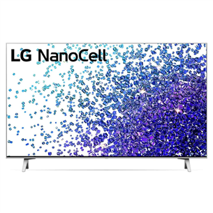 LG NanoCell 4K UHD, 55'', jalad äärtes, helehall - Teler