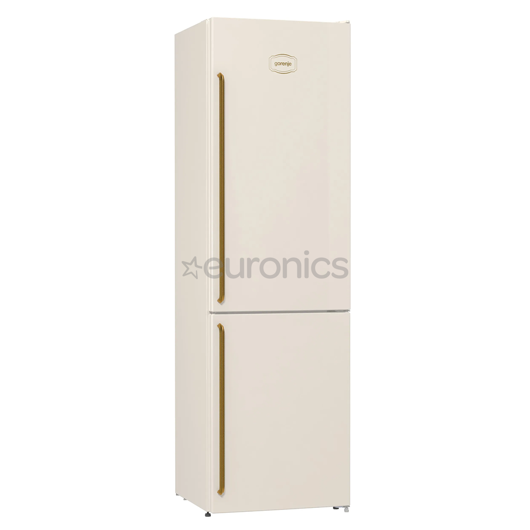 Gorenje, 331 л, высота 200 см, бежевый - Холодильник
