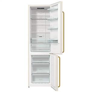 Gorenje, 331 L, kõrgus 200 cm, beež - Külmik