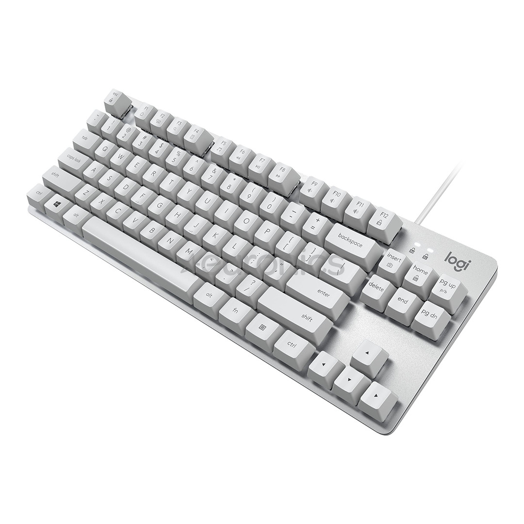 Logitech K835 TKL Red Switch, SWE, white - Mechanical Keyboard
