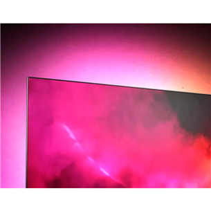 Philips OLED 4K UHD, 65", jalad äärtes, hall - Teler