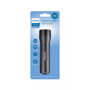 Philips, black - LED flashlight SFL4001T/10