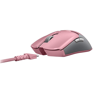 Razer Viper Ultimate, roosa - Juhtmevaba optiline hiir + dokk