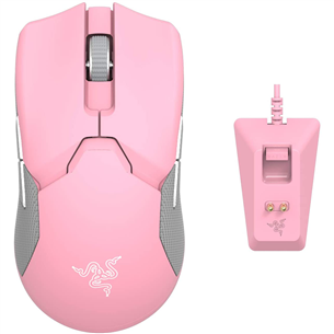 Razer Viper Ultimate, roosa - Juhtmevaba optiline hiir + dokk