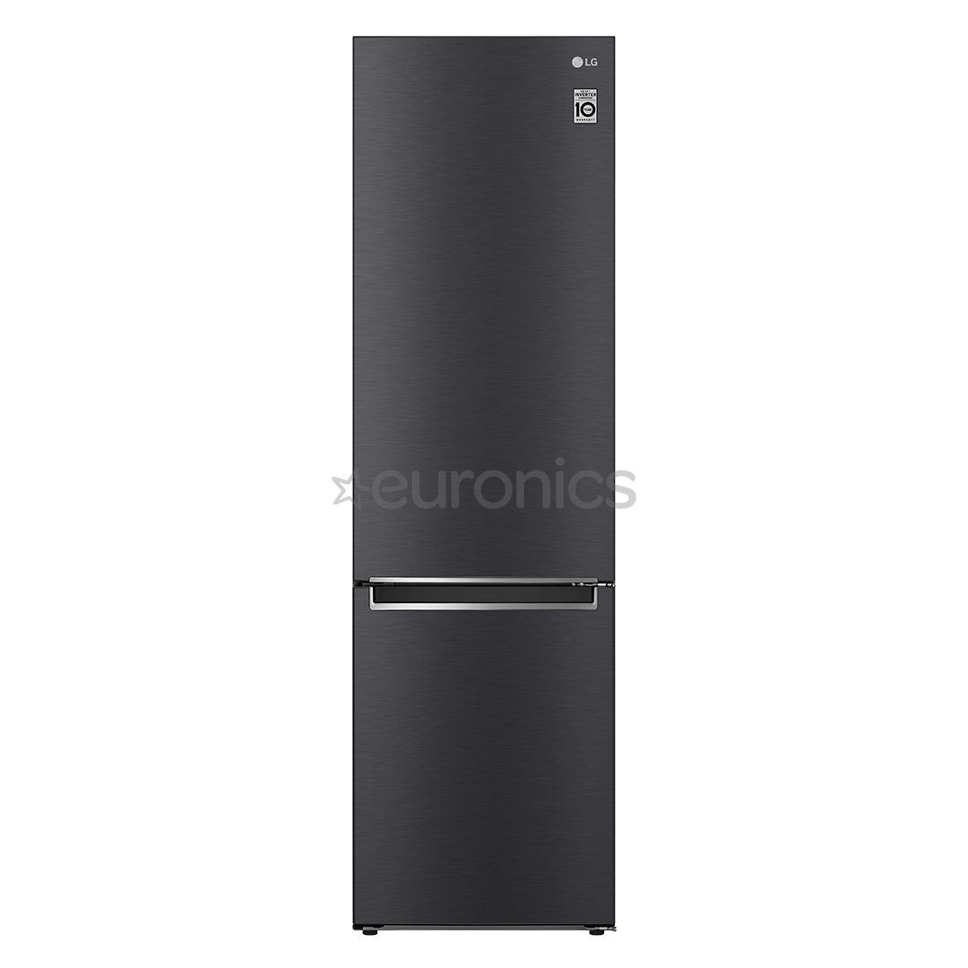 LG, No-Frost, height 203 cm, 384 L, black - Refrigerator