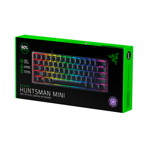 Razer Huntsman Mini Purple Switch, SWE, black - Keyboard