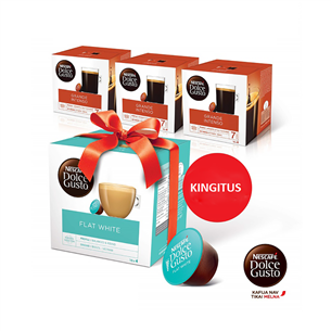 Nescafe Dolce Gusto Grande Intenso + Flat White, 3x16 + 1x16 portions - Coffee capsules