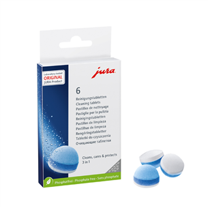 Jura, 6 шт. - 3-фазные таблетки для очистки 24225
