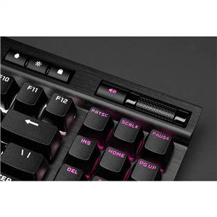 Corsair K70 TKL CS MX Speed, ENG, must - Mehaaniline klaviatuur