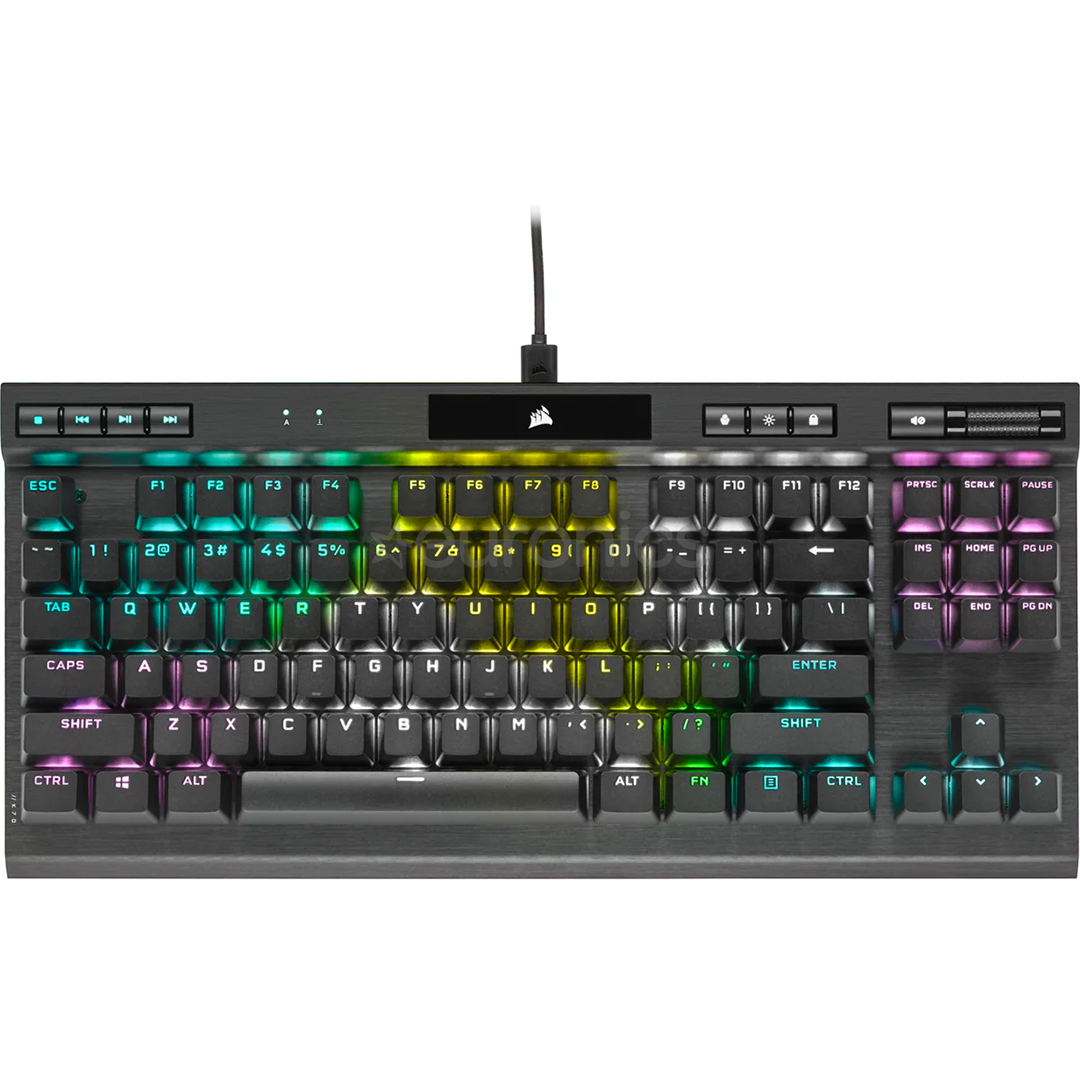 Corsair K70 TKL CS MX Red, SWE, black - Mechanical Keyboard