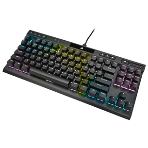 Corsair K70 TKL CS MX Red, SWE, must - Mehaaniline klaviatuur