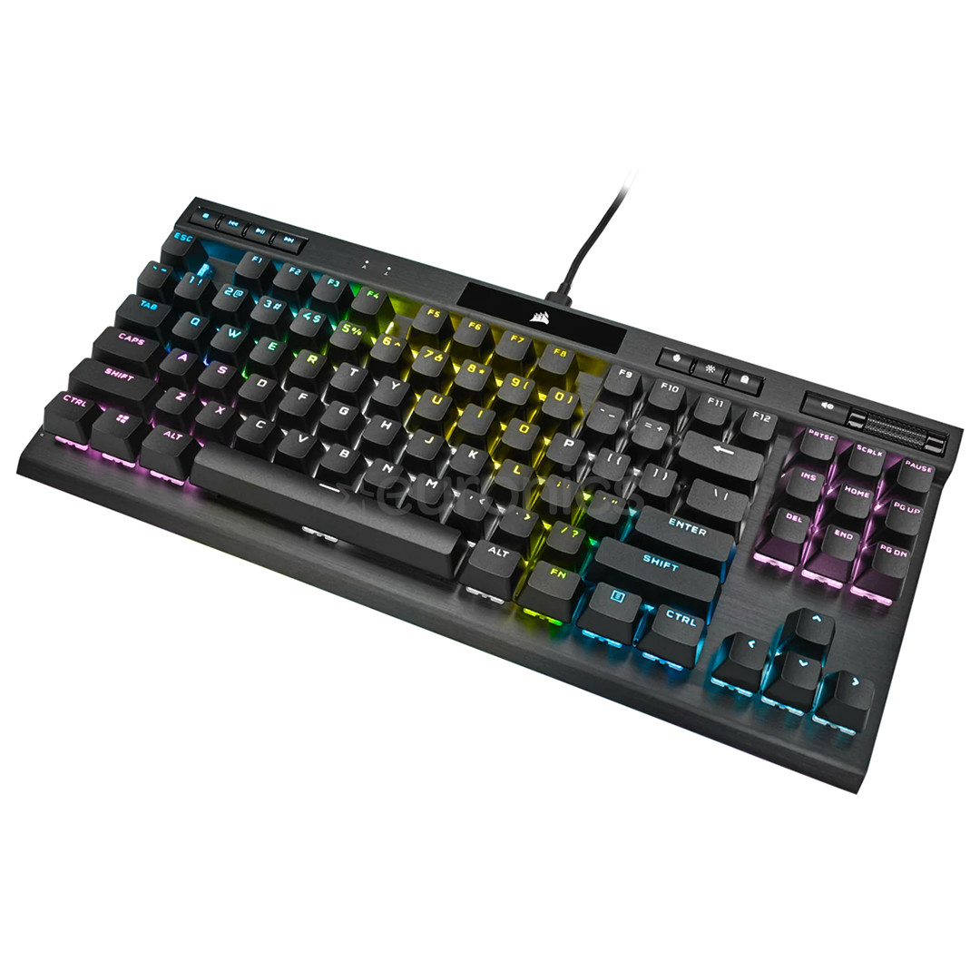 Corsair K70 TKL CS MX Red, SWE, black - Mechanical Keyboard
