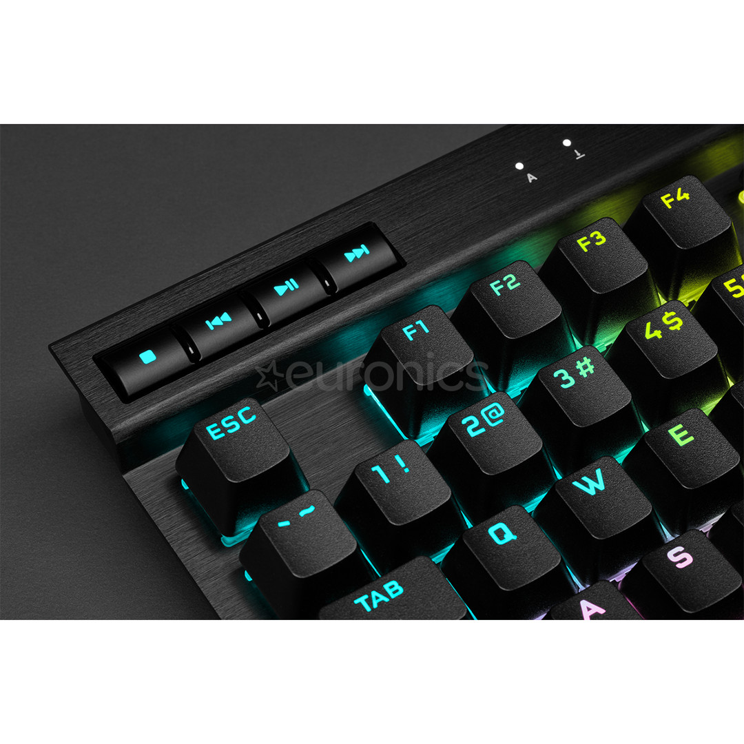 Corsair K70 TKL CS MX Red, SWE, black - Mechanical Keyboard