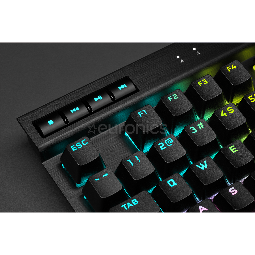 Corsair K70 TKL CS MX Red, SWE, black - Mechanical Keyboard