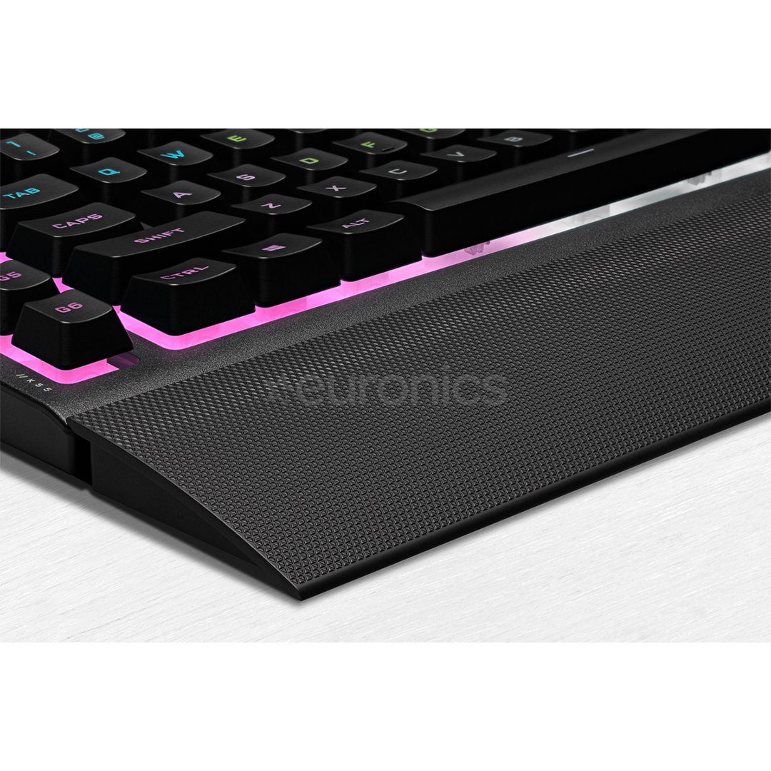 Corsair K55 PRO XT Rubber Dome, SWE, must - Klaviatuur