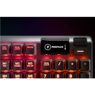 SteelSeries Apex 5 Blue Switch, US, must - Mehaaniline klaviatuur