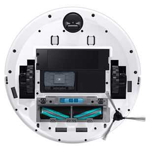 Samsung JetBot 80+, станция очистки, белый/серый - Робот-пылесос