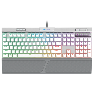 Corsair K70 MK.2 SE Cherry MX Speed, SWE, valge - Mehaaniline klaviatuur