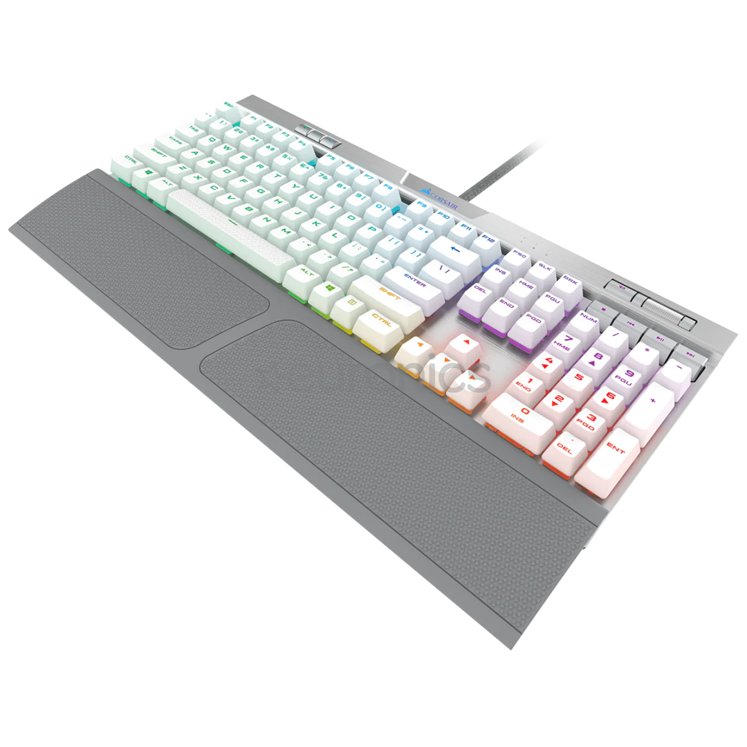 Corsair K70 MK.2 SE Cherry MX Speed, SWE, white - Mechanical Keyboard