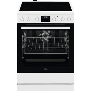 AEG, 73 L, white - Freestanding Ceramic Cooker