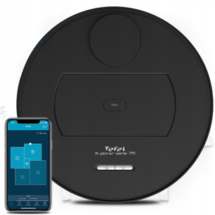 Tefal X-plorer Serie 75 Animal Care, black - Robot vacuum cleaner RG7675
