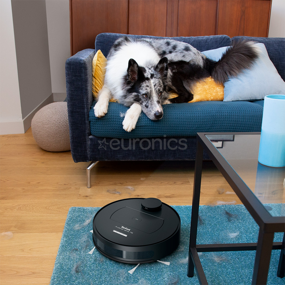 Tefal X-plorer Serie 75 Animal Care, черный - Робот-пылесос