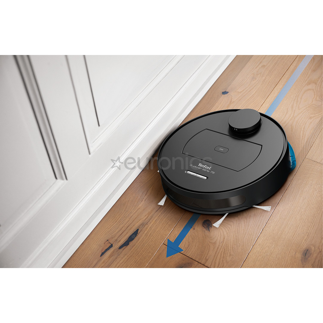 Tefal X-plorer Serie 75 Animal Care, черный - Робот-пылесос